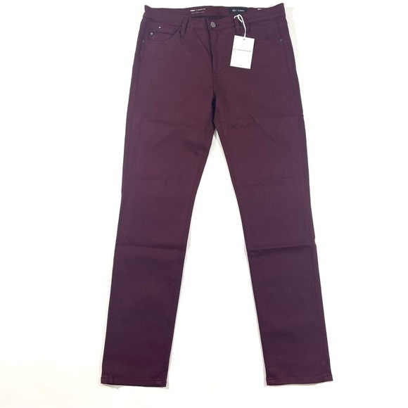 New AG Adriano Goldschmied Prima Sateen Pants Cigarette Leg - Picture 2 of 10